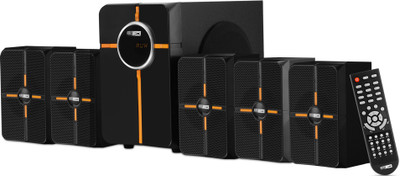 Altec Lansing AL-3002C 55 W Bluetooth Home Theatre  (Black, Grey, Orange, 5.1 Channel)