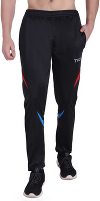 stars collection Self Design Men Black Track Pants