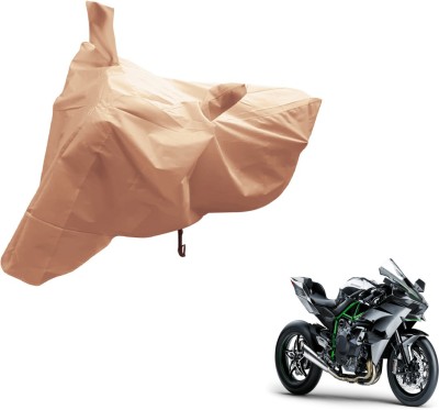 AUTYLE Two Wheeler Cover for Kawasaki(Ninja 1000, Beige)