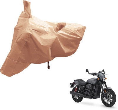 MOCKHE Two Wheeler Cover for Harley Davidson(Beige)
