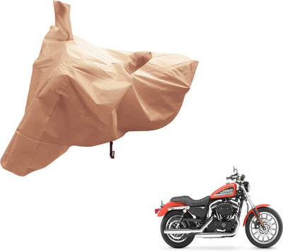 MOCKHE Two Wheeler Cover for Harley Davidson(XL 883, Beige)