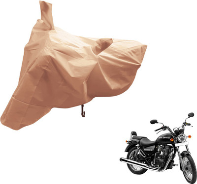 Auto Hub Two Wheeler Cover for Royal Enfield(Thunderbird 350, Beige)