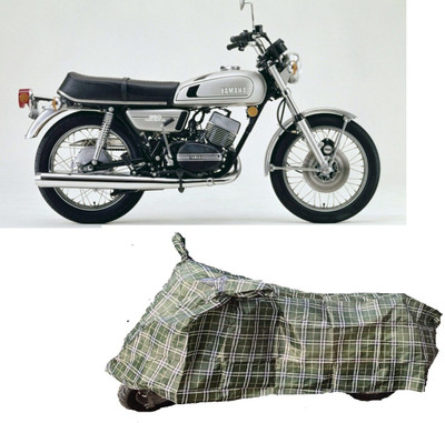 ANLOPE Two Wheeler Cover for Yamaha(RX 100, Green)