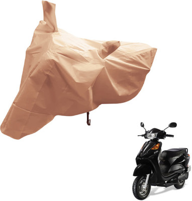 MOCKHE Two Wheeler Cover for Universal For Bike(Yo EXL, Beige)
