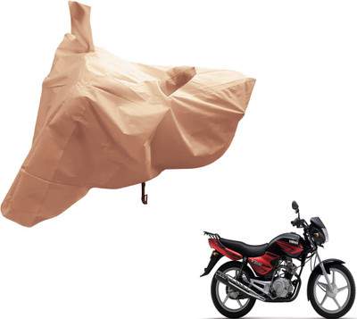 Auto Hub Two Wheeler Cover for Yamaha(YBR 125, Beige)