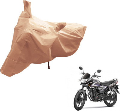Auto Hub Two Wheeler Cover for Honda(CB Shine, Beige)
