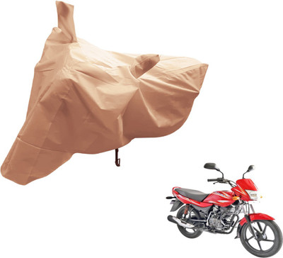 MOCKHE Two Wheeler Cover for Bajaj(Platina 100 DTS-i, Beige)