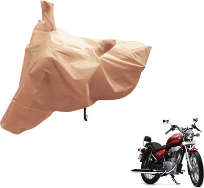 Auto Hub Two Wheeler Cover for Royal Enfield(Thunderbird 500, Beige)