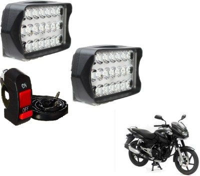 AUTYLE VLB-21LEDSQR-177 Headlight Motorbike LED for Bajaj (12 V, 24 W)(Pulsar 150, Pack of 2)