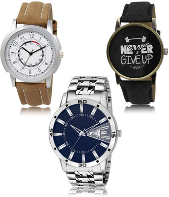 SWIFFIN New latest Designer Combo of 3 Analog Watch  - For Men