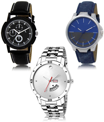 FERRIZZO New latest Designer Combo of 3 Analog Watch  - For Men