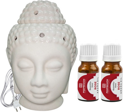 PEEPRESION Rose Diffuser Set, Aroma Oil PPC-EBUDDHA130-2RS(3 x 6.67 ml)