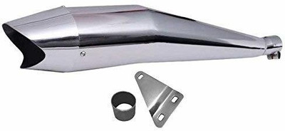 acube mart Royal Enfield Classic 350 Full Exhaust System(Mild Steel)