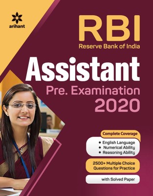 Rbi Reserve Bank Assistant Preliminary Study Guide 2020(English, Paperback, unknown)
