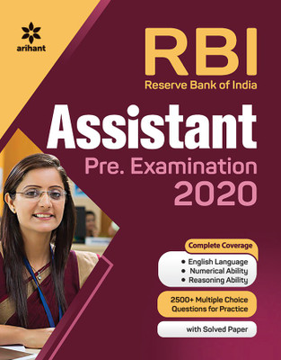 Rbi Reserve Bank Assistant Preliminary Study Guide 2020(English, Paperback, unknown)