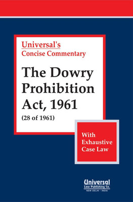 Dowry Prohibition Act, 1961(English, Paperback, Universal's Concise Commentary)