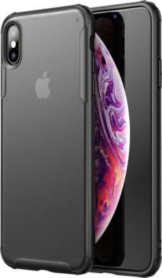 MOBIRUSH Back Cover for Apple iPhone XS Max(Black, Shock Proof, Pack of: 1)