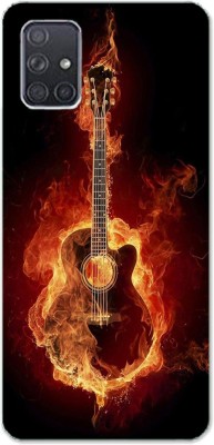 METOO Back Cover for Vivo V17, Fire Guitar Design Back Cover Print : 11(Multicolor, Dual Protection, Silicon, Pack of: 1)