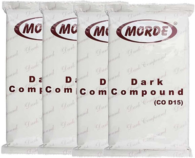 Morde Dark Chocolate Compound Pack of 04 ( 04 X 500 g) Bars(4 x 0.5 kg)