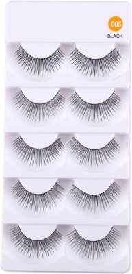 CETC 5 Pairs Beauty Makeup Handmade Messy Cross Style False Eyelashes(Pack of 5)