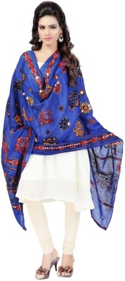 Apratim Cotton Blend Printed Women Dupatta