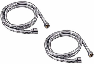Floyd Stainless Steel Flexible Health Faucet Shower Tube Pipe, 1.5 m(Pack of 2) Faucet Set