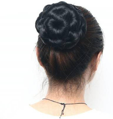 SAMYAK Clip and Go  Bun Hair Extension