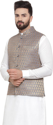 Rati International Sleeveless Printed Men Jacket