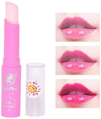 Pink Magic Lipbalm01 Strawberry(Pack of: 1, 10 g)