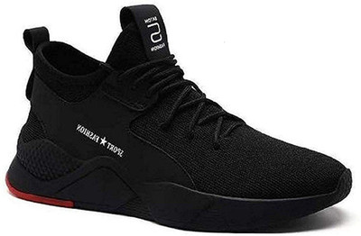 MILESWALKER Running Shoes For Men(Black)