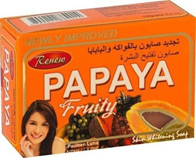 RENEW Papaya Herbal Fruity Soap for Skin Whitening(135 g)