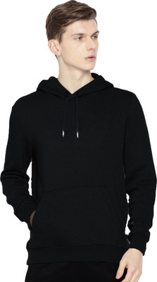Adam White Full Sleeve Solid Men Sweatshirt