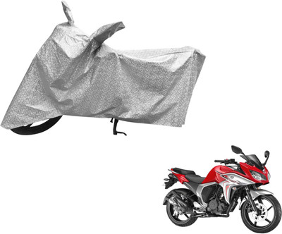 Auto Hub Waterproof Two Wheeler Cover for Yamaha(Fazer, Silver)