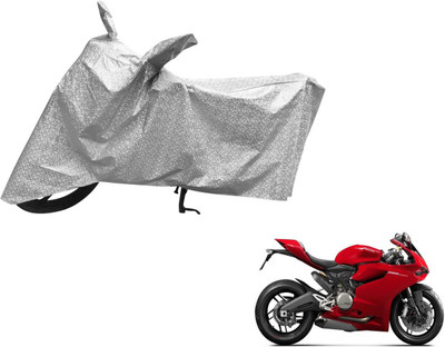 MOCKHE Waterproof Two Wheeler Cover for Ducati(899 Panigale, Silver)