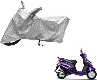 MOCKHE Waterproof Two Wheeler Cover for Mahindra(Rodeo RZ, Silver)