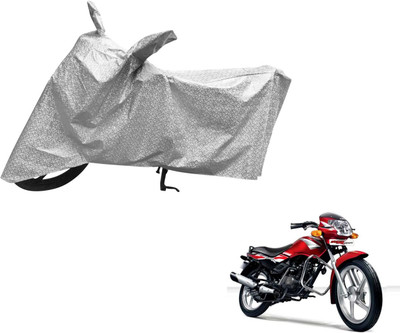Auto Hub Waterproof Two Wheeler Cover for TVS(Star Sport, Silver)