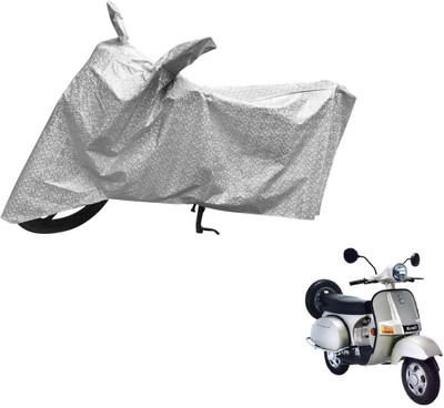 MOCKHE Waterproof Two Wheeler Cover for Bajaj(Silver)