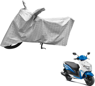 Auto Hub Waterproof Two Wheeler Cover for Honda(Deo, Silver)