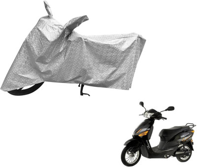 Auto Hub Waterproof Two Wheeler Cover for Hero(Electric Zippy, Silver)