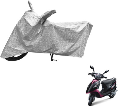 Auto Hub Waterproof Two Wheeler Cover for TVS(Streek, Silver)