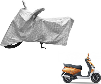MOCKHE Waterproof Two Wheeler Cover for Mahindra(Gusto, Silver)