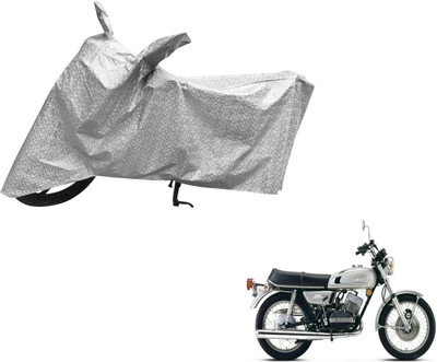 Auto Hub Waterproof Two Wheeler Cover for Yamaha(RD 350, Silver)
