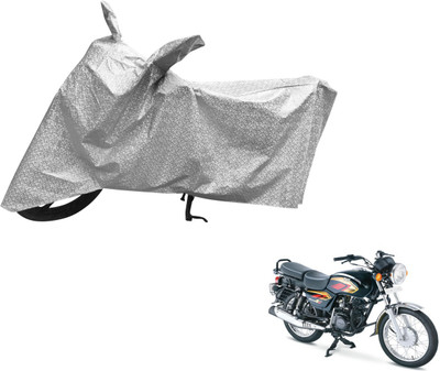 MOCKHE Waterproof Two Wheeler Cover for TVS(Max 4R, Silver)