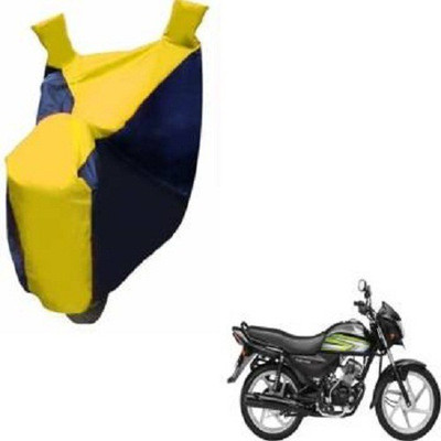 Shree ji traders Two Wheeler Cover for Honda(CD, Black, Yellow)