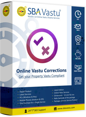 SBA Vastu Online Vastu Corrections(One Time, 1 PC)