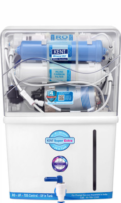 KENT Super Extra 8 L RO + UV + UF + TDS Water Purifier(White, Blue) KENT Super Extra 8 L RO + UV + UF + TDS Water Purifier(White, Blue)