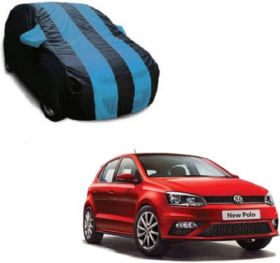 Flipkart SmartBuy Car Cover For Volkswagen Polo GT (With Mirror Pockets)(Blue, Black, For 2017 Models)