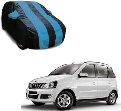 Flipkart SmartBuy Car Cover For Mahindra Quanto (With Mirror Pockets)(Blue, Black, For 2014 Models)