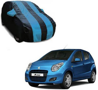 Flipkart SmartBuy Car Cover For Maruti Suzuki A-Star (With Mirror Pockets)(Blue, Black, For 2016 Models)