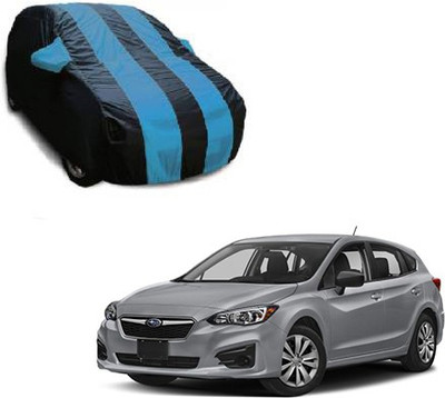 Flipkart SmartBuy Car Cover For Subaru Impreza (With Mirror Pockets)(Blue, Black, For 2017 Models)